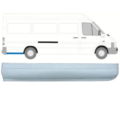 Nederste del af reparationsplade til bagskærm til Volkswagen LT 1996-2005 / Højre 13832