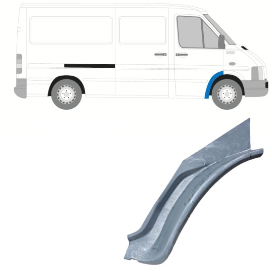 Indre reparationspanel til forskærm til Volkswagen LT 1996-2005 / Højre 16602