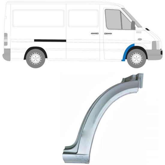 Skærmkant reparationsplade til Volkswagen LT 1996-2005 / Højre 16563