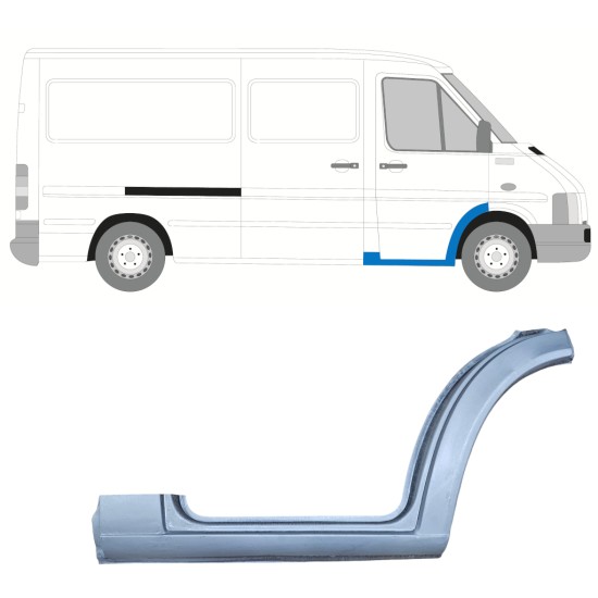 Dørtrin panel til Volkswagen LT 1996-2005 / Højre 16545