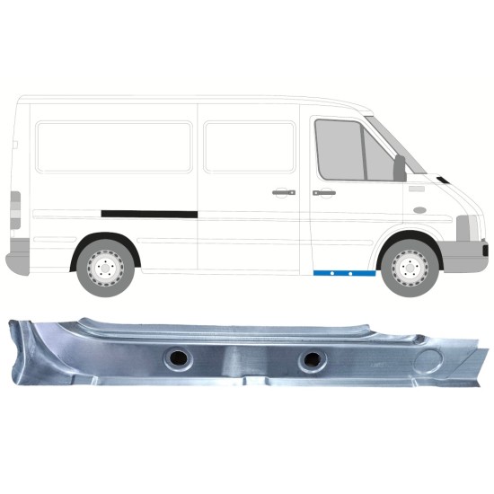 Indre reparationsplade til forreste del til Volkswagen LT 1996-2005 / Højre 16579