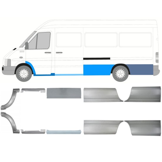 Reparationspanel sæt til Volkswagen LT 1996-2005 / Venstre+Højre 16606