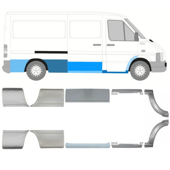 Reparationspanel sæt til Volkswagen LT 1996-2005 / Venstre+Højre 16612
