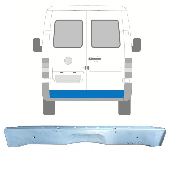 Indre bageste reparationspanel til Volkswagen LT 1996-2005 14240