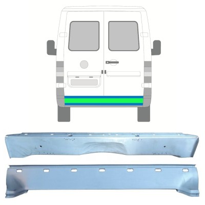 Bageste reparationspanel til Volkswagen LT 1996-2005 / Sæt 14274