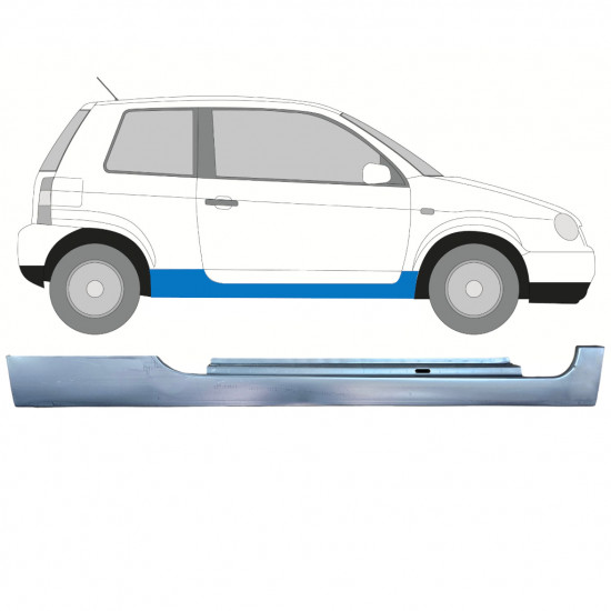 Volkswagen Lupo Seat Arosa 1998-2005 Fuld dørpanel / Højre