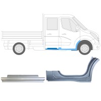 Reparationspanel sæt til Renault Master 2010- / Højre / Dobbeltkabine / 14913