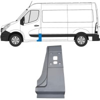 Reparationsplade til stolpe til Renault Master 2010- / Venstre 16916