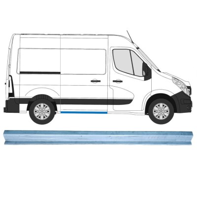 Reparationspanel til skydedør til Renault Master 2010- / Højre 14917