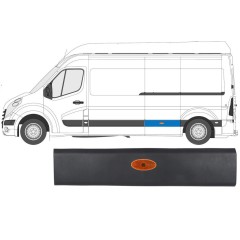 Sidepanel med lampe til Renault Master 2010- / Venstre / Sæt 10549