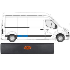 Sidepanel med lampe til Opel Movano 2010-2021 / Højre / Sæt 13256
