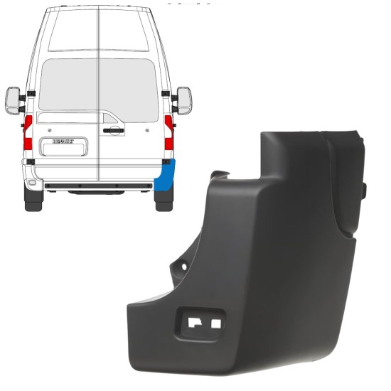 Hjørne af bageste stødfanger til Renault Master 2010-2024 / Højre 17237