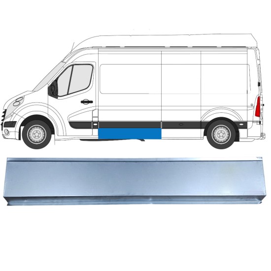 Sideplade til Renault Master 2010- / Venstre 16791