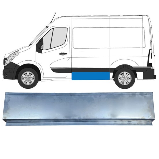 Sideplade til Renault Master 2010- / Venstre 5958