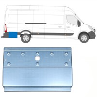 Reparationspanel til bagskærm bageste del til Nissan NV400 2010- / Venstre = Højre (symmetrisk) 17301