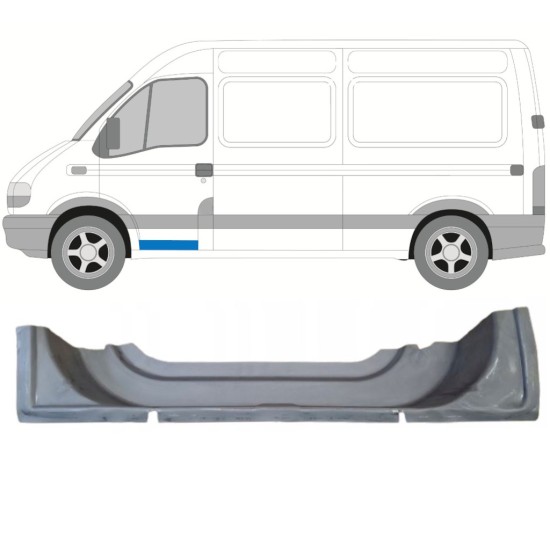 Reparationsplade dør foran indre til Renault Master 1998-2010 / Venstre 16862