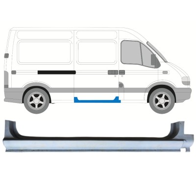 Reparationspanel til skydedør til Renault Master 1998-2010 / Højre 14875
