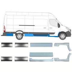 Reparationspanel sæt til Renault Master 2010- / Venstre+Højre / 10065