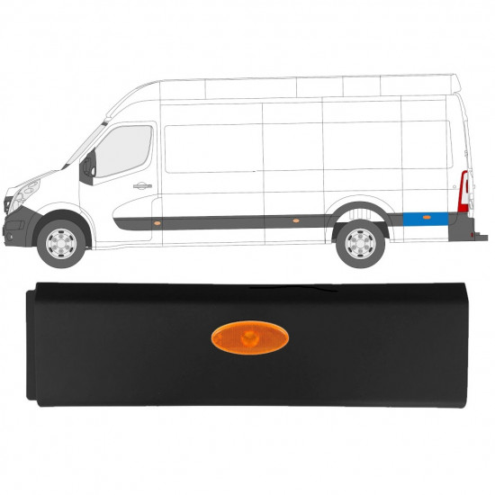 Sideliste til Renault Master 2010- / Venstre /  10919