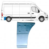 Nederste del af bagerste skærm bag hjulet til Renault Master 2010- / Højre 12852