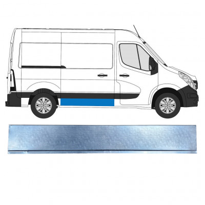 RENAULT MASTER 2010- L1 SKYDEDØRE PANEL / HØJRE