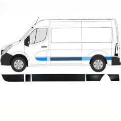 Sæt af sidelister til Opel Movano 2010-2021 / Venstre / 13915