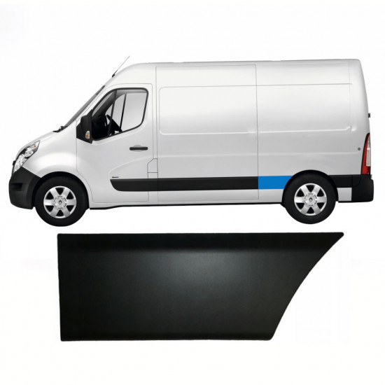 RENAULT MASTER 2010- KORT BAG FENDER LISTER LISTER LISTER LISTER LISTER TRIM PANEL PANEL PANEL / VENSTRE