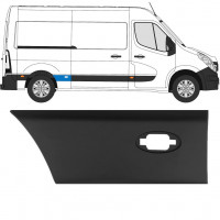 Stødliste til bagskærm med lampe til Renault Master 2010- / L2 / Højre 10930