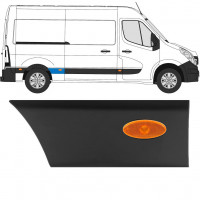 Stødliste til bagskærm med lampe til Renault Master 2010- / L2 / Højre /  10932