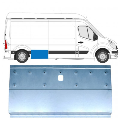 Sideplade til Renault Master 2010- / Venstre = Højre (symmetrisk) 12841