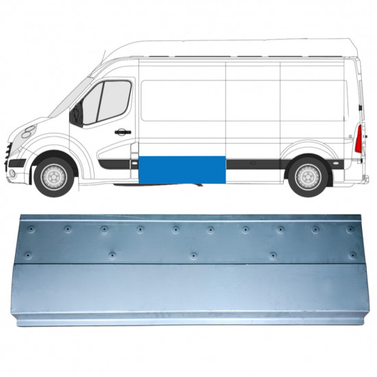 Sideplade til Renault Master 2010- / Venstre 12840