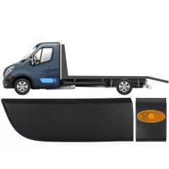 Sidepanel med lampe til Renault Master 2010- / Venstre / Sæt 10025