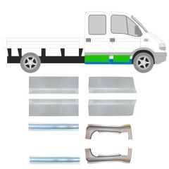 Reparationspanel sæt til Renault Master 1998-2010 / Venstre+Højre / 10260