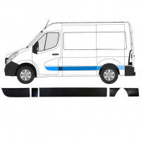 Sæt af sidelister til Renault Master Opel Movano Nv 400 2010- / Venstre /  10894