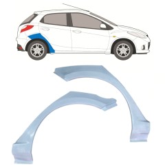 Bagskærm reparationspanel til Mazda 2 2007-2014 / Venstre+Højre / Sæt 12641