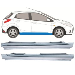 Dørpanel til Mazda 2 2007-2014 / Venstre+Højre / Sæt 12440