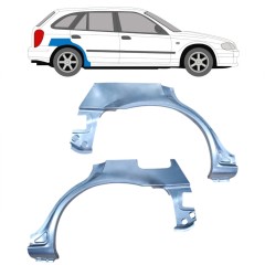 Bagskærm reparationspanel til Mazda 323F BJ 1998-2004 / Venstre+Højre / Sæt 9166
