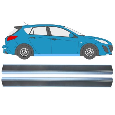 Dørpanel reparationsplade til Mazda 3 2009-2013 / Venstre+Højre / Sæt 15013