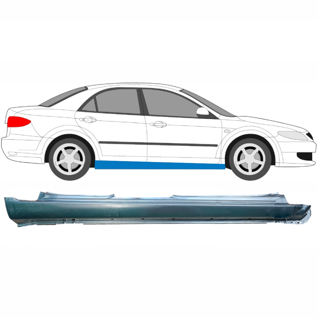Dørpanel Til Mazda 6 2002-2007 / Højre 5792