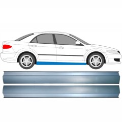 Dørpanel reparationsplade til Mazda 6 GG GY 2002-2007 / Venstre = Højre (symmetrisk) / Sæt 9557