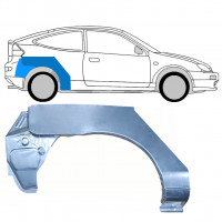 Bagskærm reparationspanel til Mazda 323 BH 1994-1998 / Højre / COUPE 7984