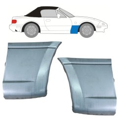 Skærmkant reparationsplade til Mazda MX-5 1989-1998 / Venstre+Højre / Sæt 9830