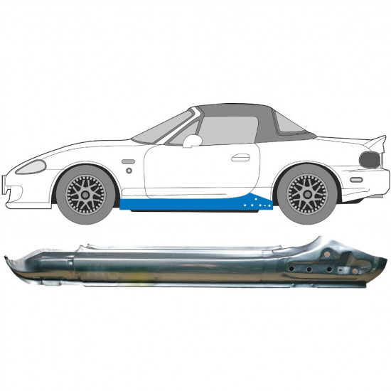 Dørpanel til Mazda MX-5 1998-2005 / Venstre 5928