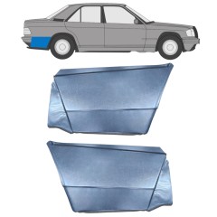 Bagskærm reparationspanel til Mercedes 190 W201 1982-1993 / Venstre+Højre / Sæt 10974