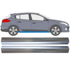 Dørpanel reparationsplade til Renault Megane III 2008-2016 / Venstre+Højre / Sæt 16045