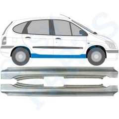 Dørpanel til Renault Megane I Scenic 1995-2003 / Venstre+Højre / Sæt 10117