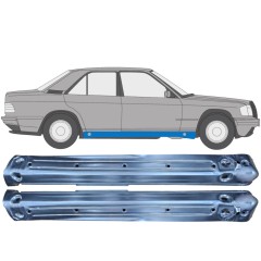 Dørpanel til Mercedes 190 W201 1982-1993 / Venstre+Højre / Sæt 10427