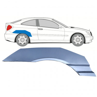 MERCEDES CL203 2000-2008 BAG FENDER ØVERSTE PANEL / HØJRE