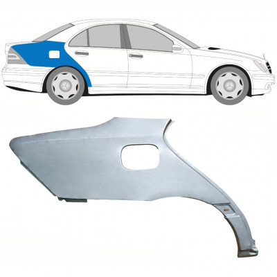 MERCEDES C-CLASS 2000-2007 BAG FENDER / HØJRE