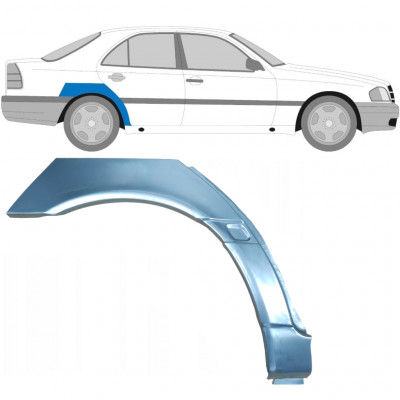 MERCEDES C-CLASS 1993-2001 BAGSKÆRM / HØJRE